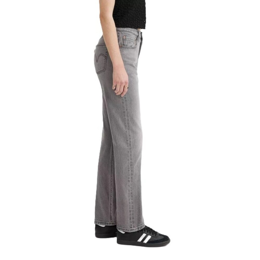 Levi's 501 High Rise Gray Porcini Straight Leg Tailored Fit Jeans -- Size 26 - Picture 2 of 8